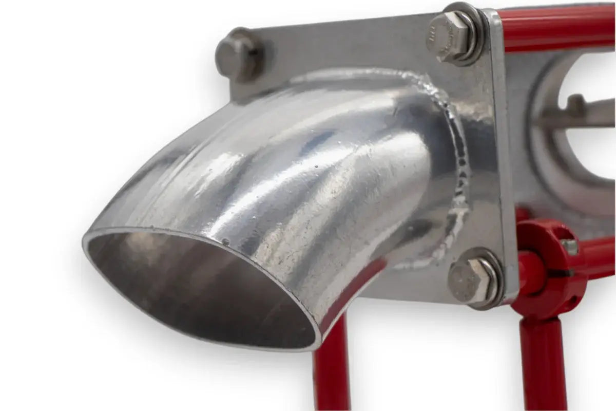 Granatelli Dual 3" Oval Electric Exhaust Cutout Kit, Stainless Steel Weld-In – 313530D