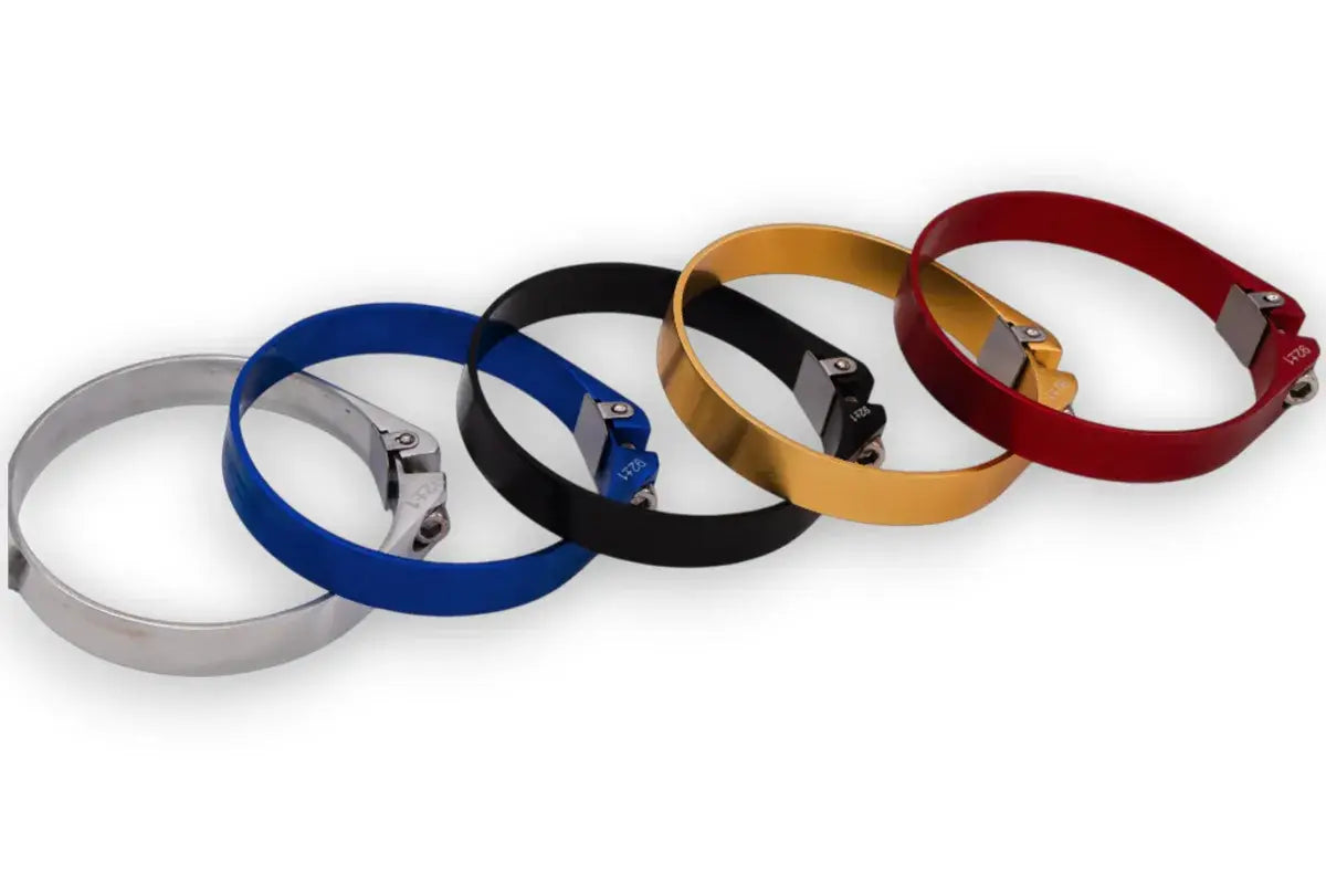 Granatelli Billet Aluminum Hose Clamp 42mm–44mm (Approx. 1.65"–1.73") – 971150