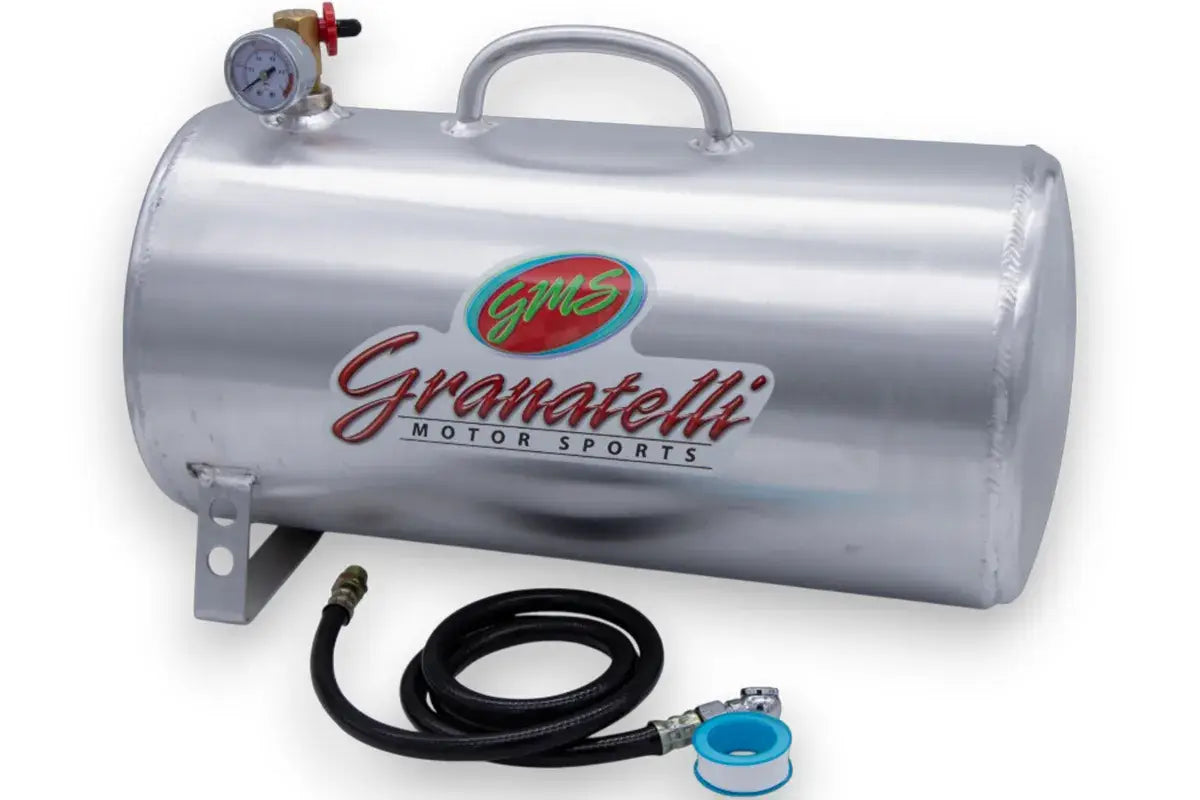 Granatelli Aluminum 5.0 Gallon Air Tank – Lightweight Compressed Air Storage for Racing & Performance – 900101