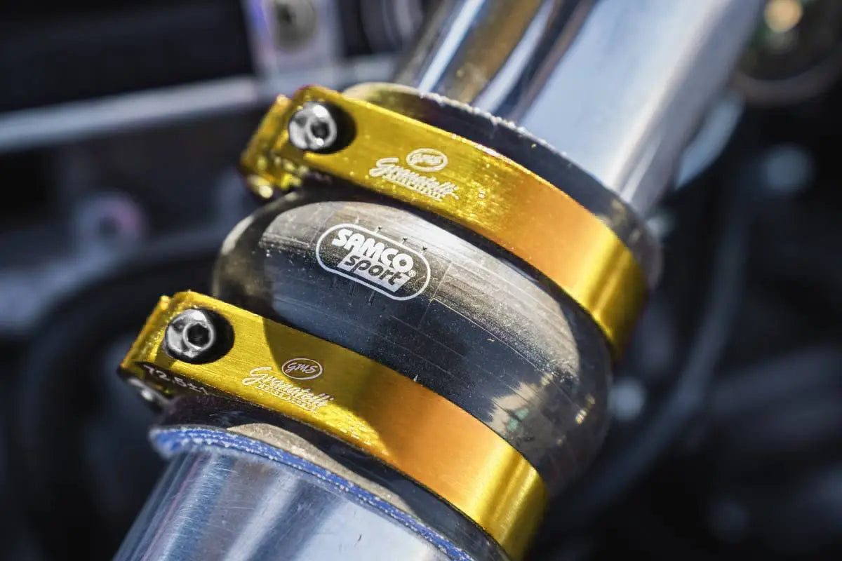 Granatelli Gold Billet Aluminum Hose Clamp 58mm–60mm (Approx. 2.28"–2.36") – 971200G