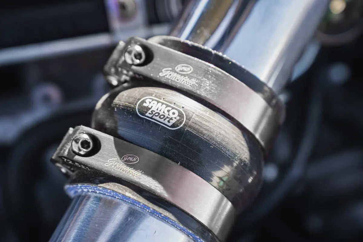 Granatelli Polished Billet Aluminum Hose Clamp 91mm–93mm (Approx. 3.58"–3.66") – 971325P