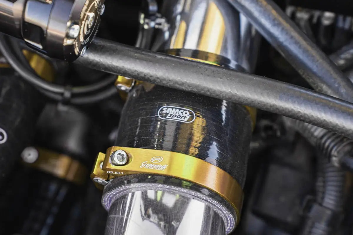 Granatelli Gold Billet Aluminum Hose Clamp 109.6mm–111.6mm (Approx. 4.31"–4.39") – 971400G
