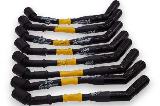 Granatelli GM LS & LT 0-Ohm 12" Yellow Ceramic-Boot Coil-Near-Plug Spark Plug Wires – 28-1629-CBY