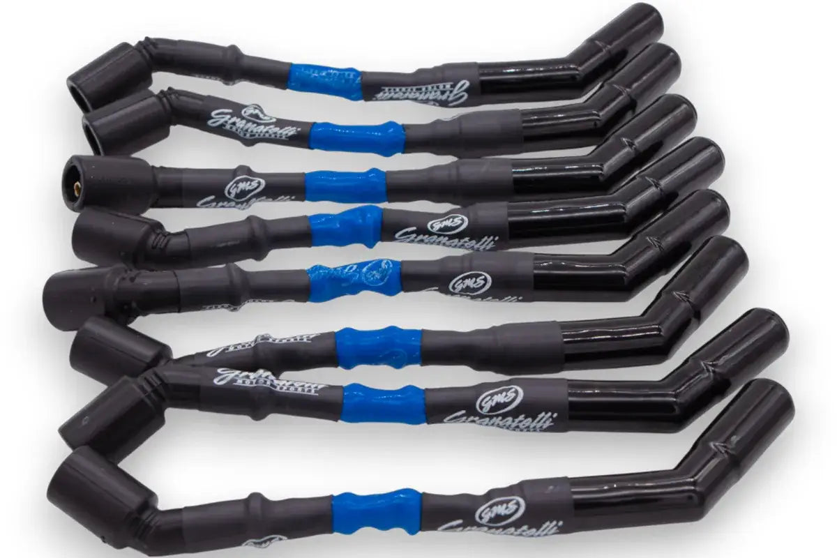12 inch Blue"0 ohm" High Performance Spark Plug Wires With Ceramic Boots 28-1629-CBBL