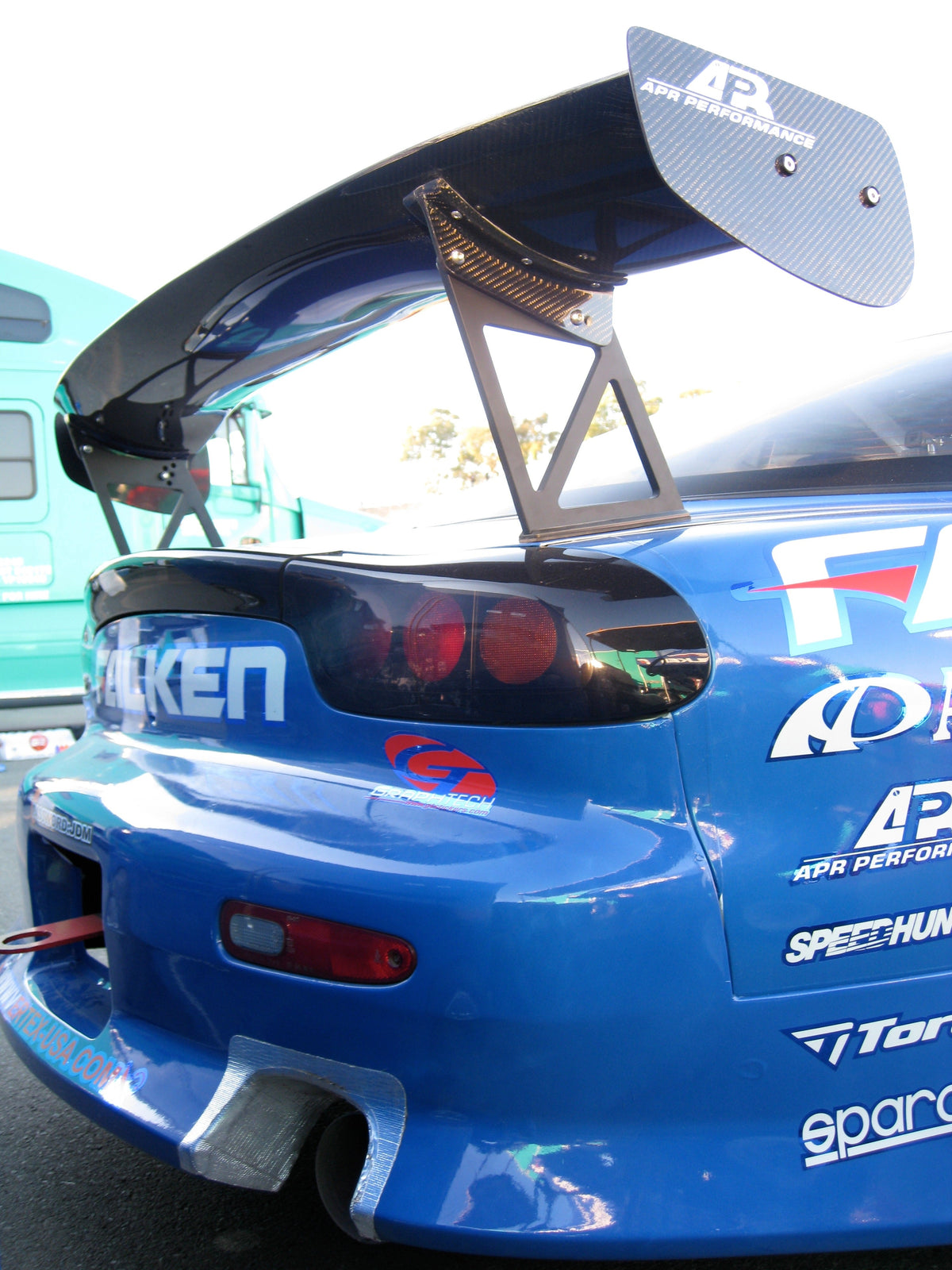 GTC-300 Carbon Fiber Adjustable Wing - Mazda RX7 FD