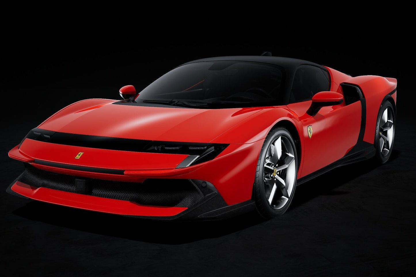 MR-Models 2025 Ferrari 849 Testarossa Rosso Corsa (Ferrari Red) 1:18