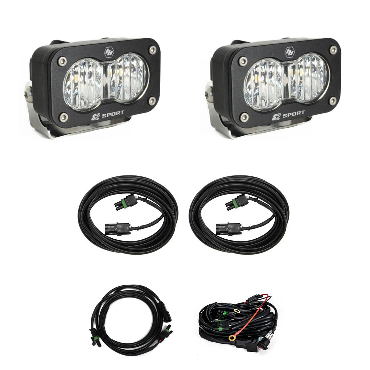 Baja Designs 23-24 Ford F250/F350 Super Duty S2 Sport Dual Reverse Light Kit w/ Toggle 448209