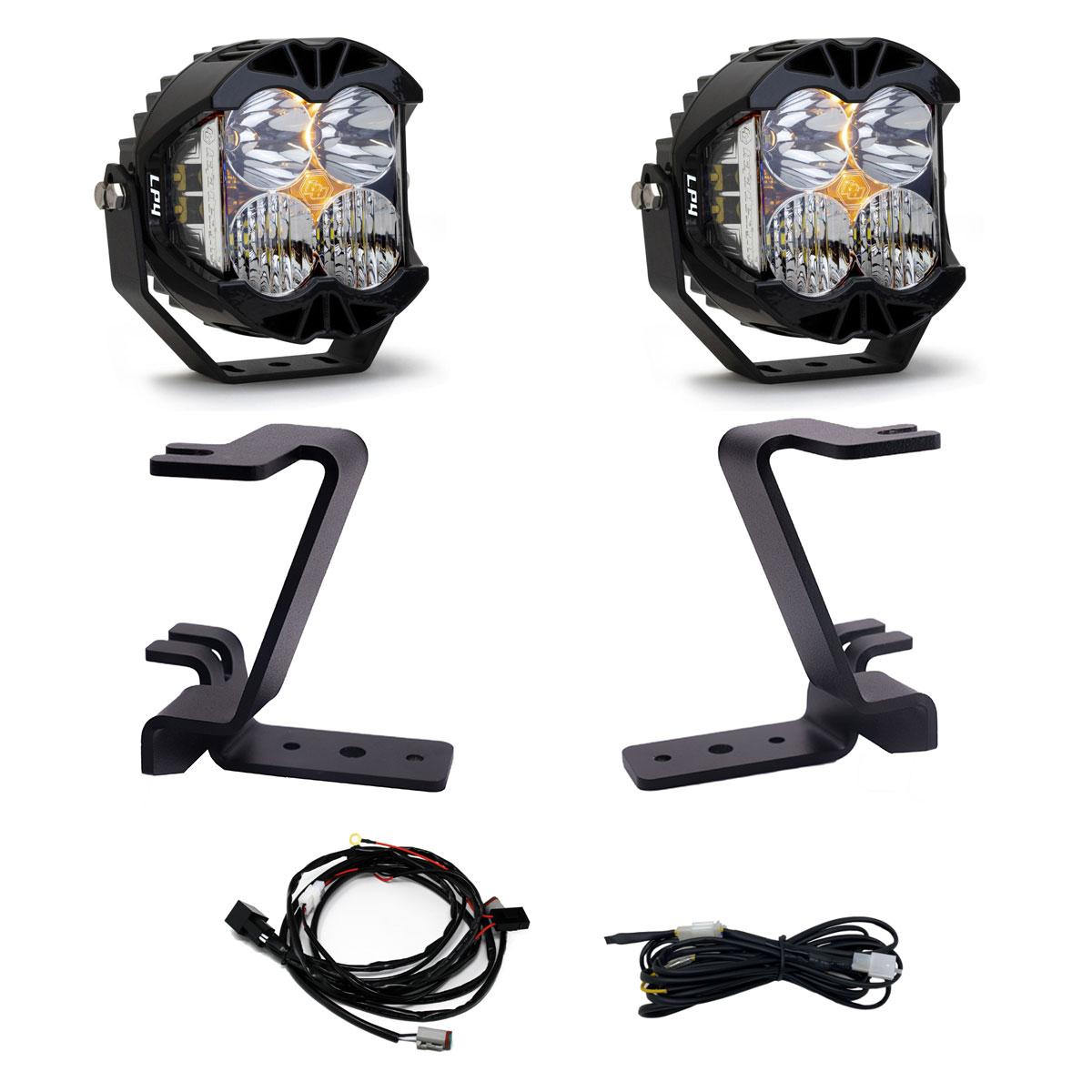 Baja Designs 23-24 Ford F250/F350 Super Duty LP4 A-Pillar Light Kit 448213UP