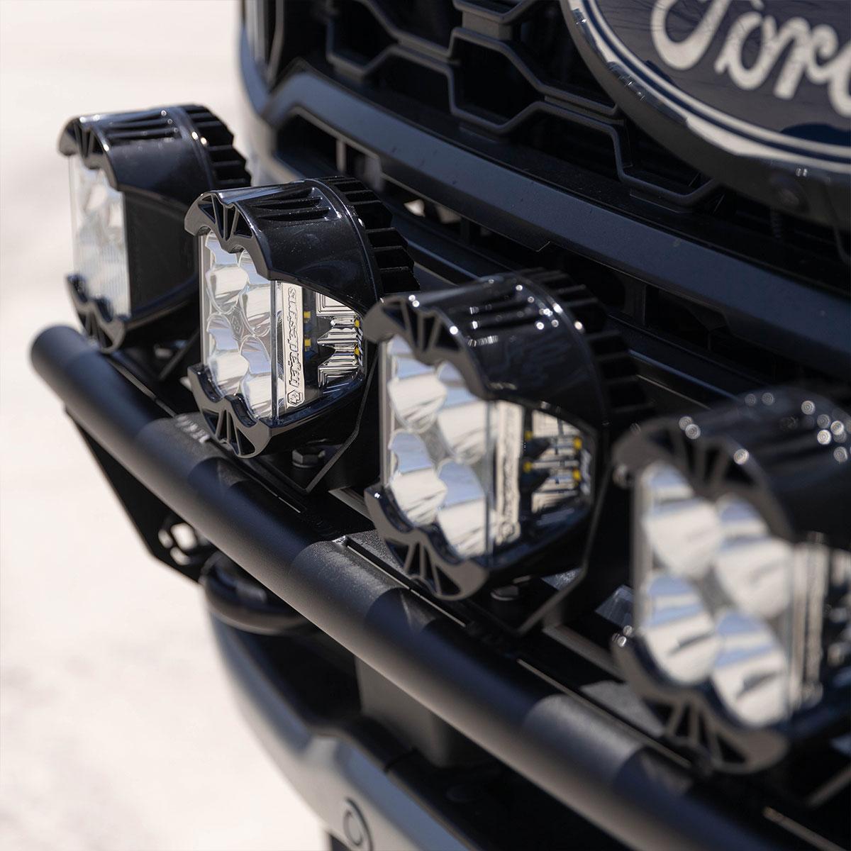 Baja Designs 23+ Ford Super Duty LP4 Bull Bar Light Kit w/ Upfitter 448234UP