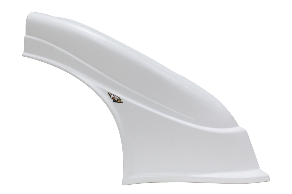 MD3 Plastic Dirt Fender White New Style - 00725WR