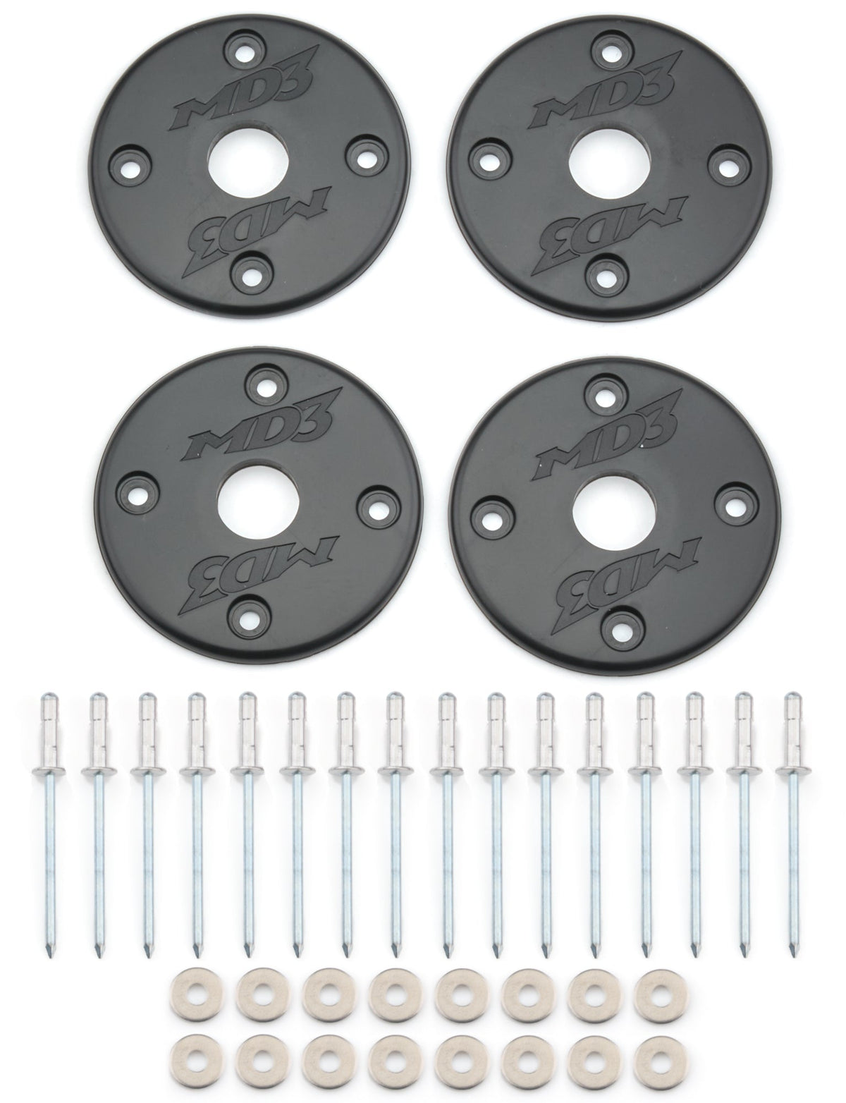 Scuff Plate Plastic Black 4-Pack MD3 - 3000134951B
