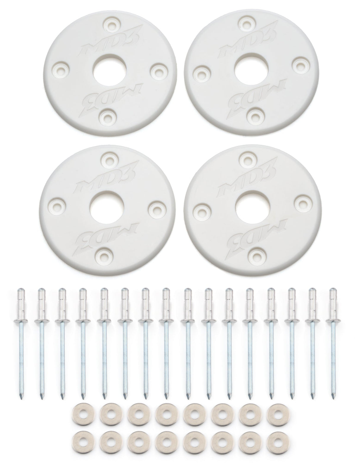 Scuff Plate Plastic White 4-Pack MD3 - 3000134951W
