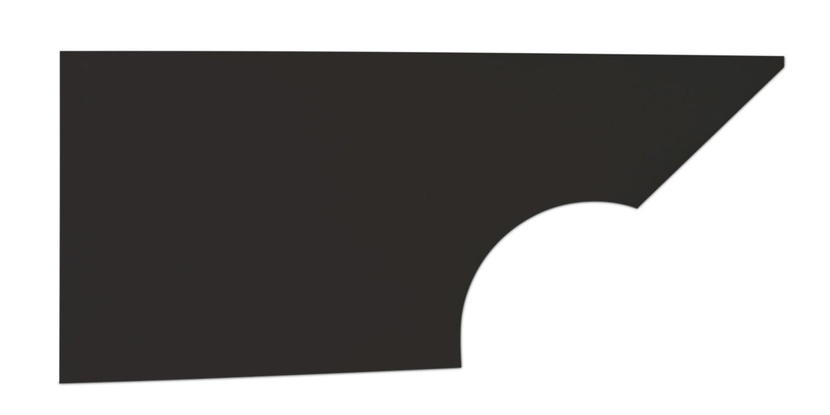Qtr Panel High Impact Plastic Black Right - 3400127351BR