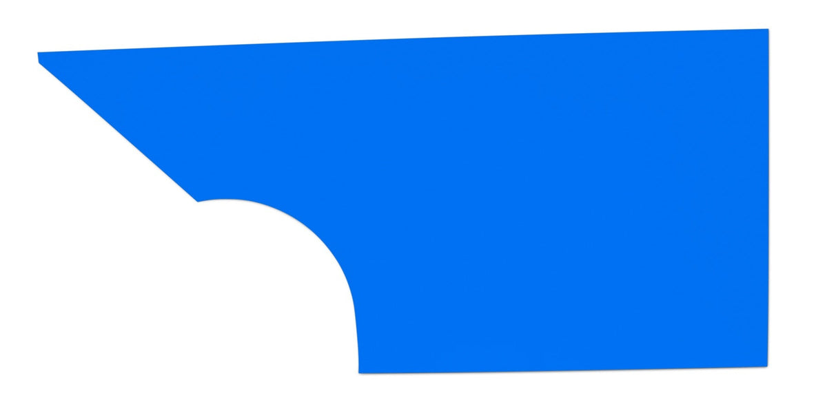 Qtr Panel High Impact Plastic Blue Left - 3400127351CBL
