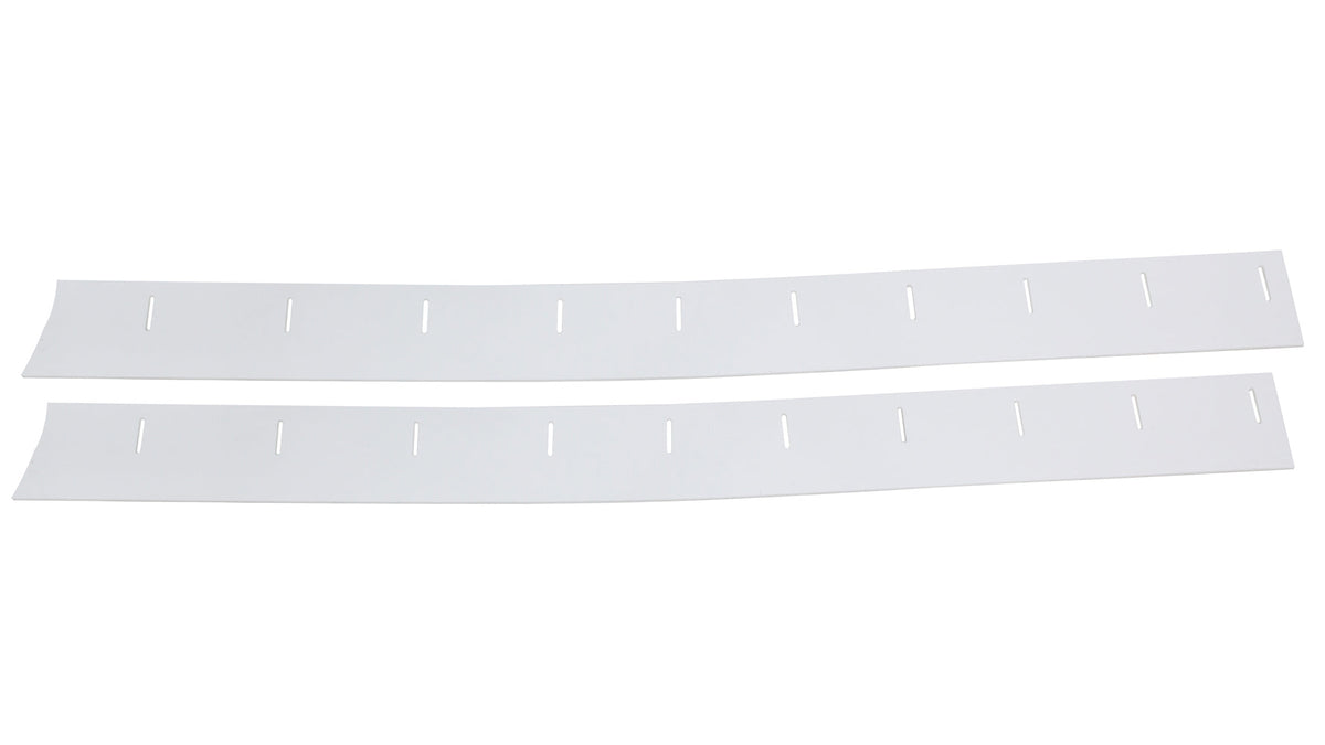 88 Monte Wear Strips Lower Nose White 1 Pair - 600400W