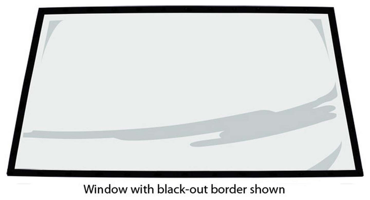 88 Monte Rear Window Flat .093 Uncoated - 6006101