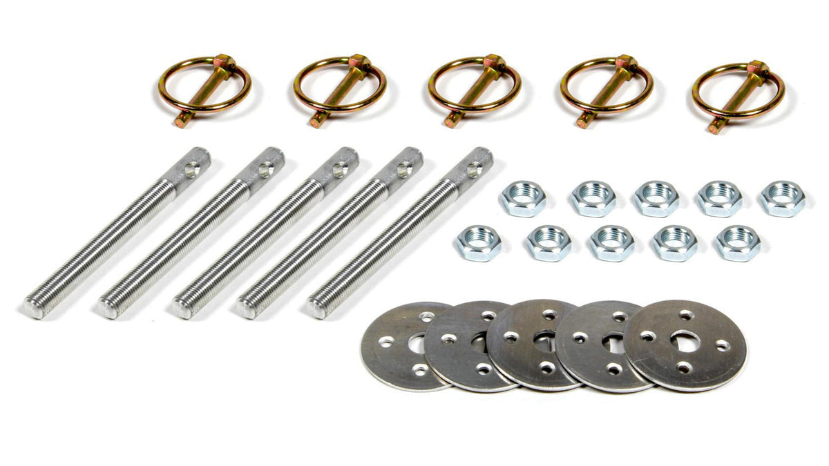 Hood Pin Kit 1/2in Alum - 803