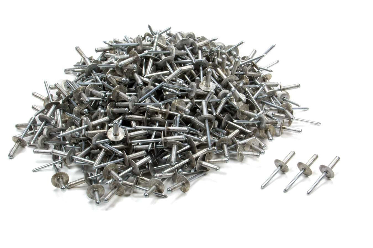 Large Head Rivet Silver 500pc 3/16in - 816500L