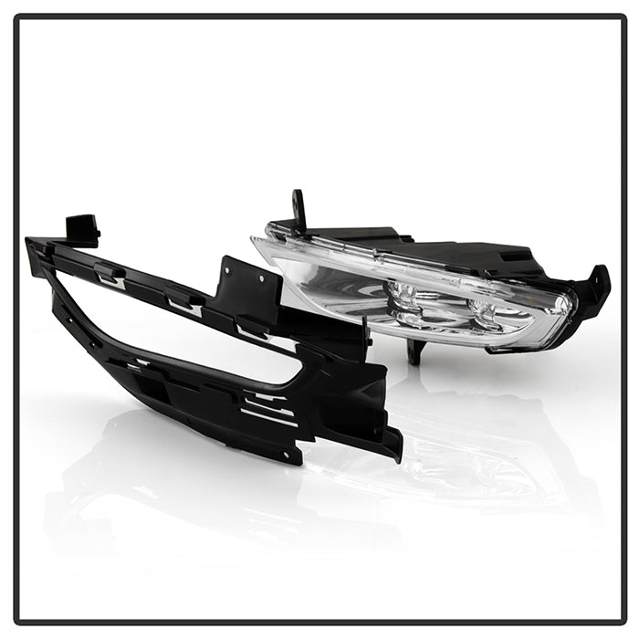 Spyder Chrysler 200 2015-2016 OEM Style Full LED Fog Lights W/Universal Switch- Clear 5086945