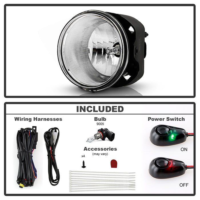 FR SPORT Spyder Chrysler 300C 05-08/300 05-08 (W/O Touring & Washer)OEM Fog Lights w/swch- Clear...