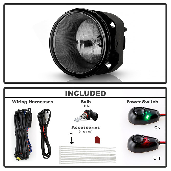 FR SPORT Spyder Chrysler 300C 05-08/300 05-08 (W/O Touring & Washer)OEM Fog Lights w/swch Smke...