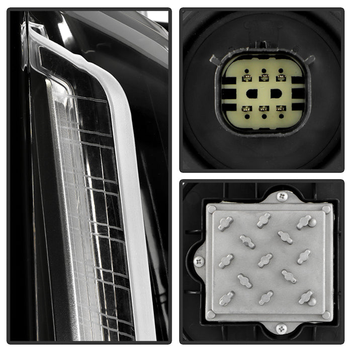 SPYDER xTune 21-24 Cadillac Escalade Front Full LED w/DRL - OE Right (FL-CAES21-LED-DRL-R) 9960406