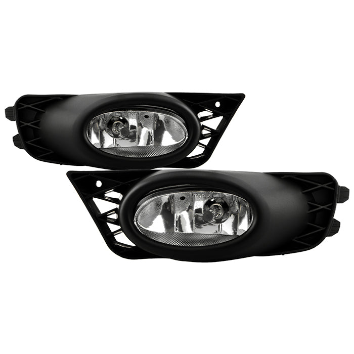 FR SPORT Spyder Honda Civic 09-11 4Dr OEM Fog Lights W/Switch- Clear FL-CL-HC09-4D-C 5020697 -...