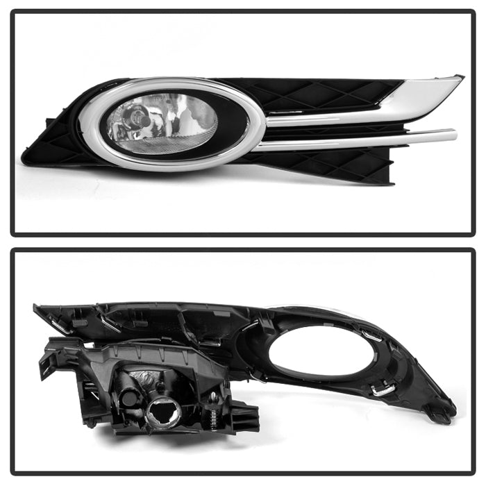 Spyder Honda Odyssey 2015-2016 OEM Fog Light W/Switch- Clear FL-CL-HODY2014-C 5077660