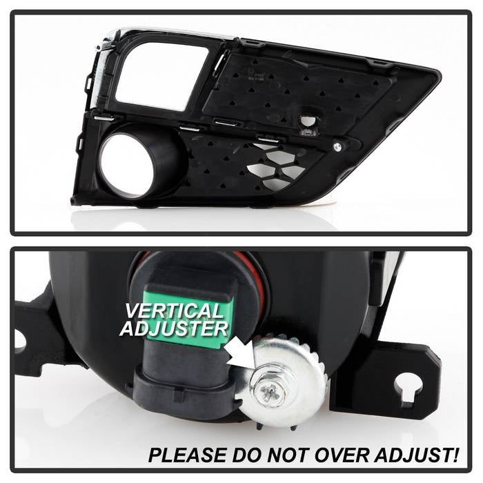 Spyder Honda Odyssey 2018-2020 OEM Fog Light W/OEM Style Switch - H8 (Included) - Clear 5086303