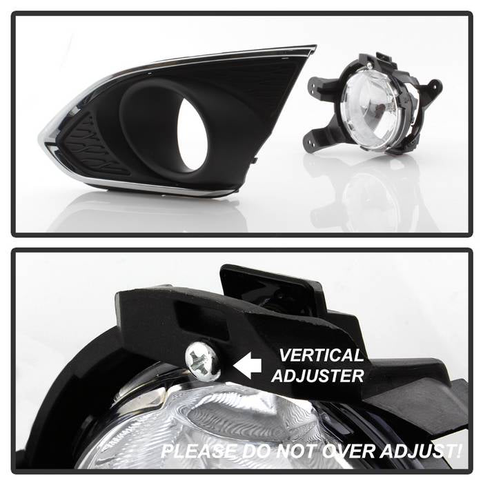 Spyder Chevy Spark 2013-2015 OEM Fog Light W/Universal Switch- Clear FL-CSPA2013-C 5080288