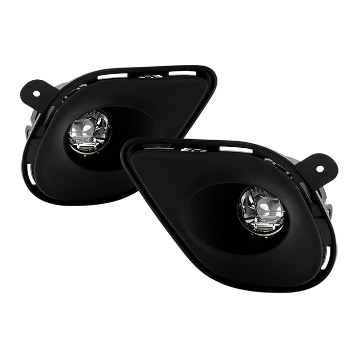 SPYDER 15-19 Dodge Charger SRT OEM Full LED Fog Lights w/ Universal Switch (FL-DCH15-SRT-C) 9051036