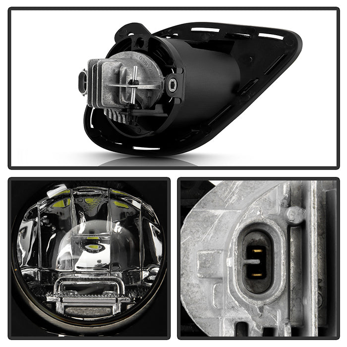 SPYDER 15-19 Dodge Charger SRT OEM Full LED Fog Lights w/ Universal Switch (FL-DCH15-SRT-C) 9051036