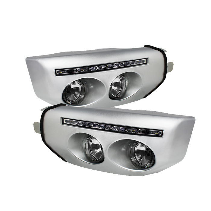 FR SPORT Spyder Toyota FJ Cruiser 07-14 Fog Lights W LED Daytime Running Lights w/swch- Clear...