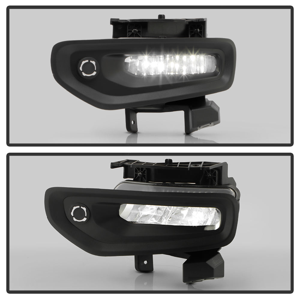 SPYDER 21-23 Dodge Ram 1500 TRX OEM Style LED Fog Lights w/ Switch (FL-DRTRX21-LED-C) 9054037