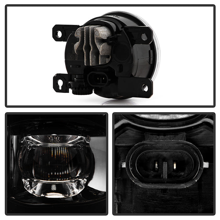 SPYDER 21-23 Ford Bronco Base OEM Full LED Fog Lights - w/ Switch (FL-FB2021-LED-C) 9052644