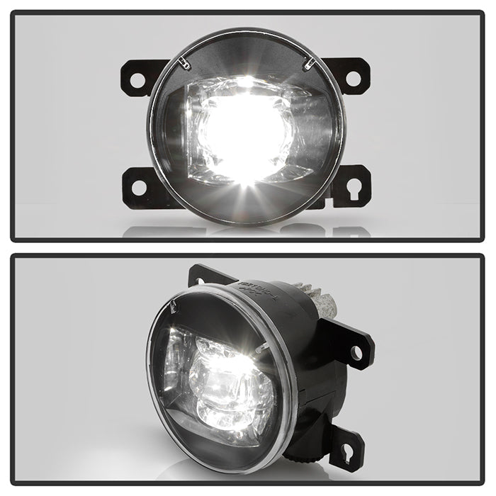 SPYDER 21-23 Ford Bronco Base OEM Full LED Fog Lights - w/ Switch (FL-FB2021-LED-C) 9052644