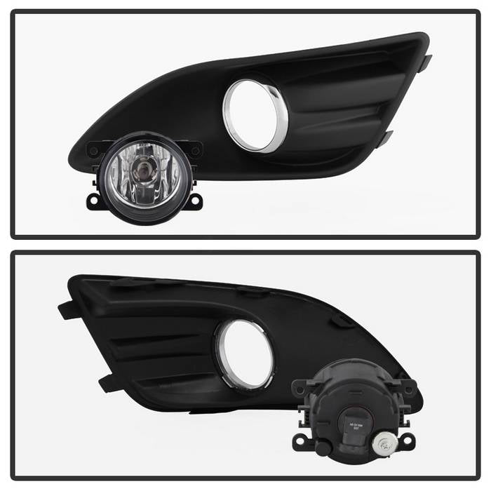 Spyder Ford C-Max 2013-2015 OEM Fog Light W/Universal Switch- Clear FL-FCMAX2013-C 5080332