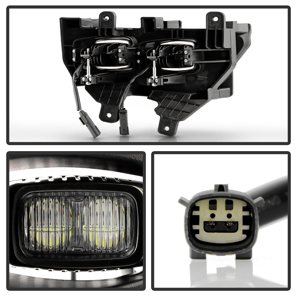 SPYDER 21-24 Ford F150 Raptor OEM Style LED Fog Lights w/ Switch 9054068