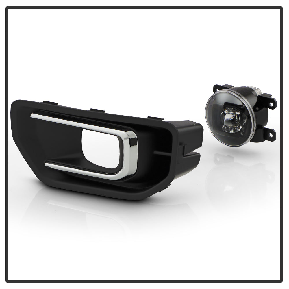 SPYDER 24-26 Ford Ranger OEM Full LED Fog Lights w/Switch - Clear (FL-FR24-LED-C) 9054082
