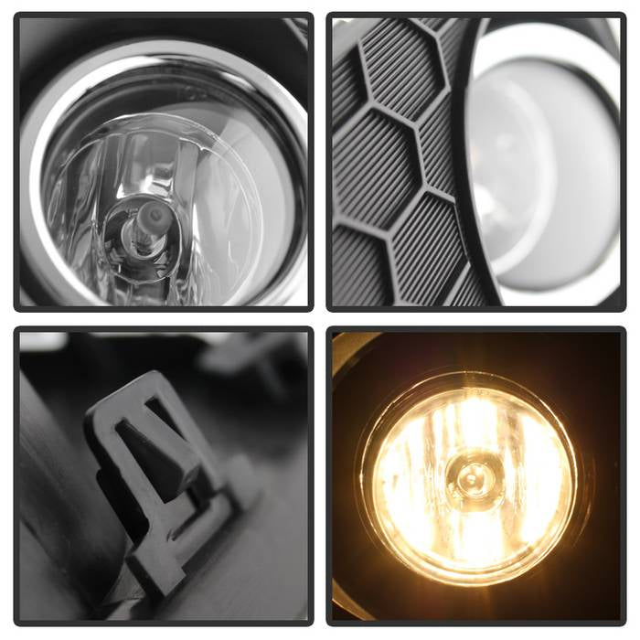 Spyder Honda Accord 2013-2015 2Dr OEM Fog Lights W/Switch- Clear FL-HA2013-2D-C 5079855