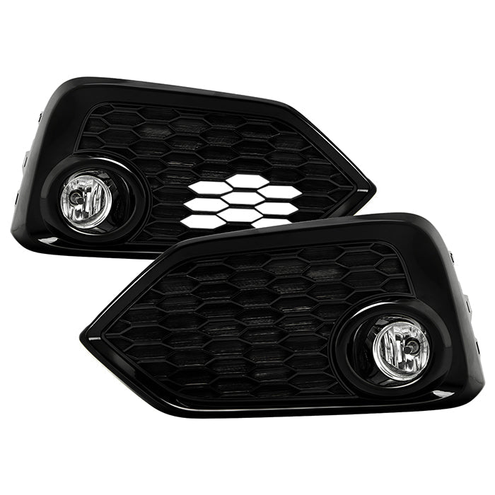 Spyder 16-17 Honda Civic 3DR Hatchback Only OEM Fog Light w/Switch - Clear (FL-HC2017-H-C) 9043321