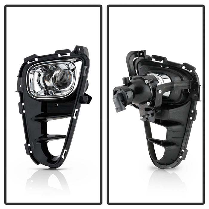 Spyder Kia Picanto 2018-2020 OEM Fog Lights W/Universal Switch - 9006(Included) - Clear 5087058