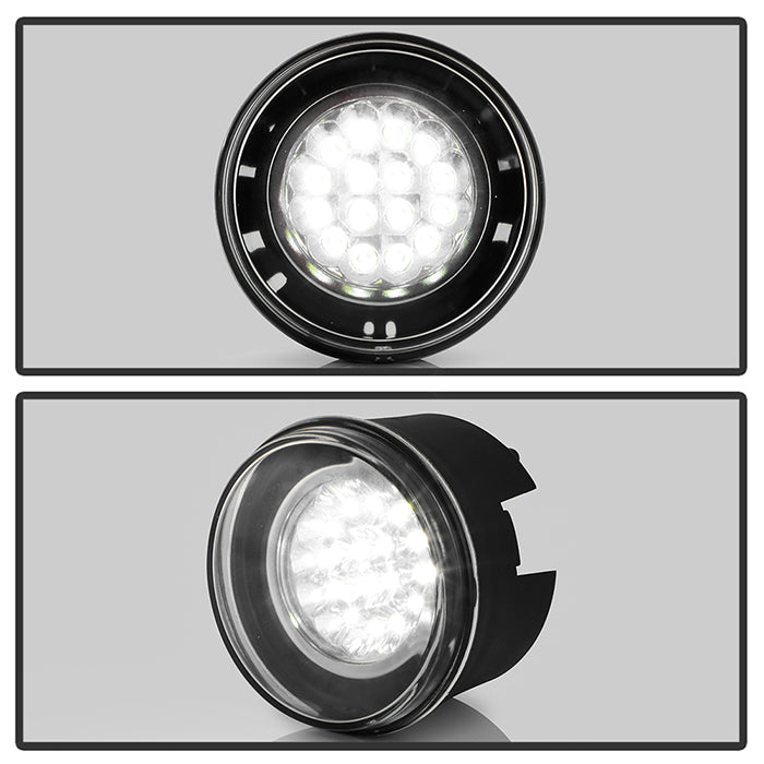FR SPORT Spyder Jeep Grand Cherokee 05-09/Commander 06-08 LED Fog Lights w/Switch Clear...