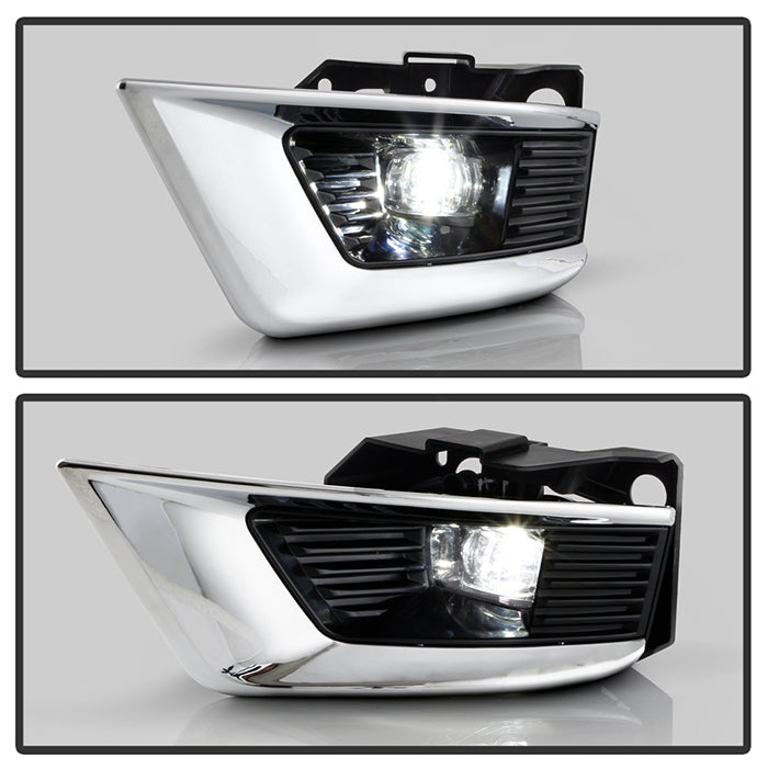 SPYDER 21-23 Nissan Armada Full LED OEM Fog Lights w/Switch (FL-NARM2021-LED-C) 9051241