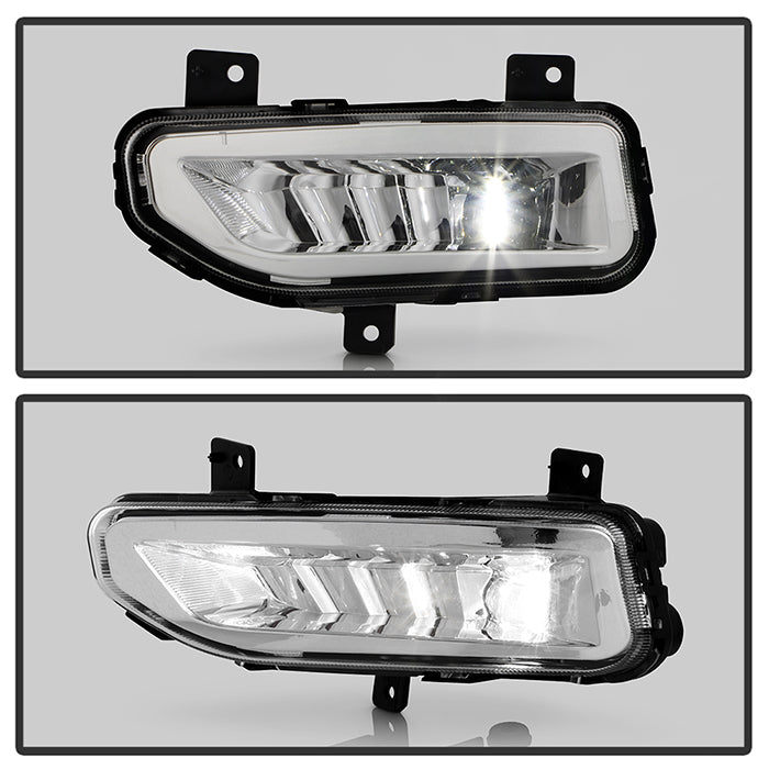SPYDER 22-24 Nissan Frontier Full LED OEM Fog Lights w/Switch (FL-NF22-LED-C) 9052231