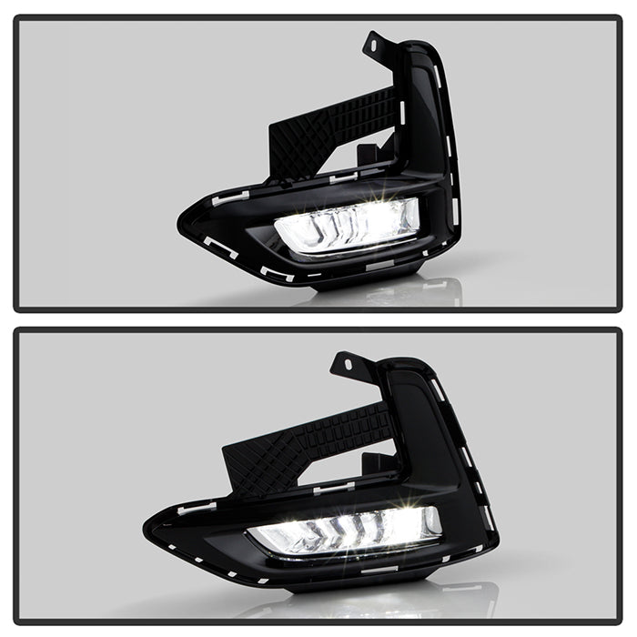 SPYDER 20-22 Nissan Sentra OEM LED Fog Light - Clear (FL-NS20-LED-C) 9051319