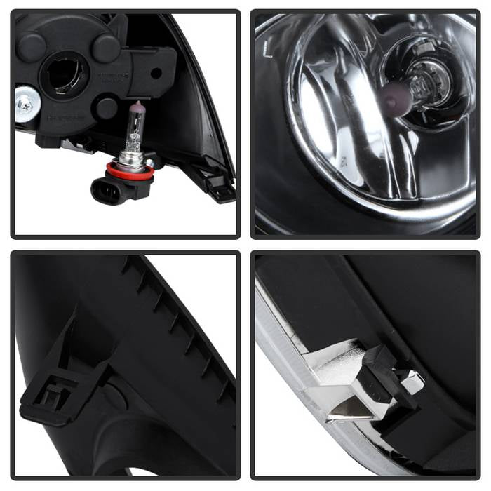 Spyder Nissan versa 2015+ OEM Fog Lights w/Switch Clear FL-NV2015-C 5080240