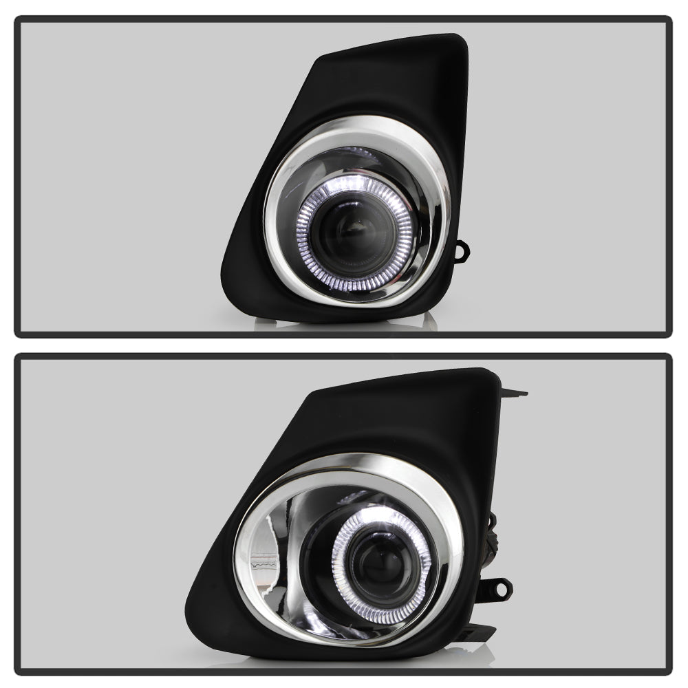 FR SPORT Spyder Toyota Corolla 11-13 Halo Projector Fog Lights w/Switch Clear FL-P-TCO2011-HL...