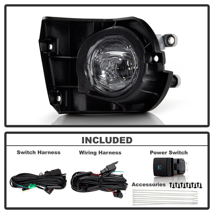 SPYDER 20-23 Toyota Corolla Cross OEM Full LED Fog Light w/ Switch - Clear (FL-TCOC20-LED-C) 9051340