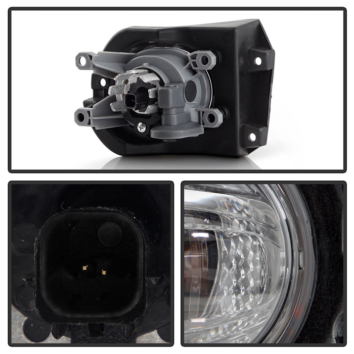SPYDER 20-23 Toyota Corolla Cross OEM Full LED Fog Light w/ Switch - Clear (FL-TCOC20-LED-C) 9051340